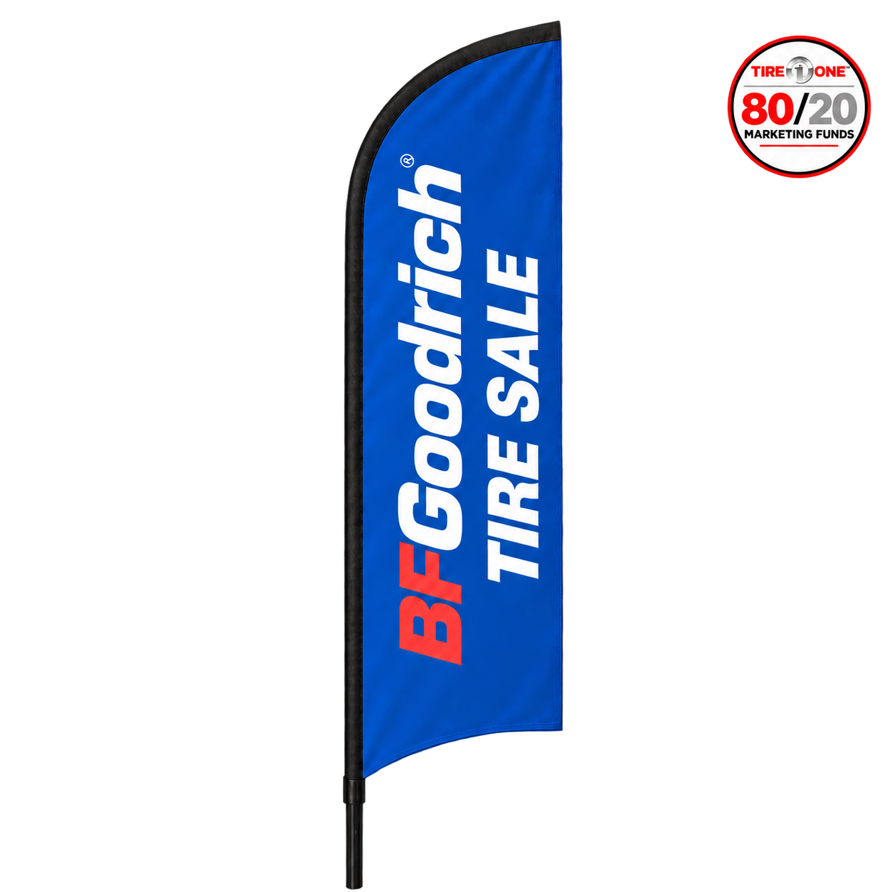 Branded Tire Sale Bow Flags